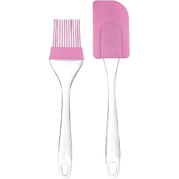 Jasmine spatula silicone brush and hanging, assorted colors, 6 x 9