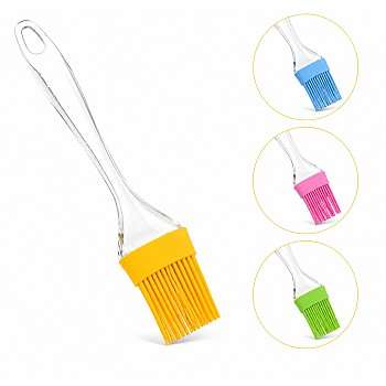 Silicone Kitchen Brush with Acrylic Handle Assorted Colors