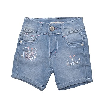 A&B Girls Short Luffy Year Light Blue