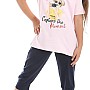 CAESAR Girls girls printed cotton T-Shirt With Short Set girls printed cotton T-Shirt With Short Set
