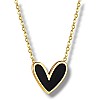 Crown Store Pure Stainless Steel Heart Pendant Necklace for Women Girls Gift Box