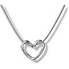 Crown Store Pure Stainless Steel Heart Pendant Necklace for Women Girls Gift Box
