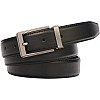 BIGHAS Men's Belt, Pin Type, Width 1.2 inches (3.0 cm), 1.2 inches (30 mm), Freely Combined, Single Item, Belt Only, Buckle Only, Genuine Leather, Adjustable Size, Business/Casual Replacement, Large