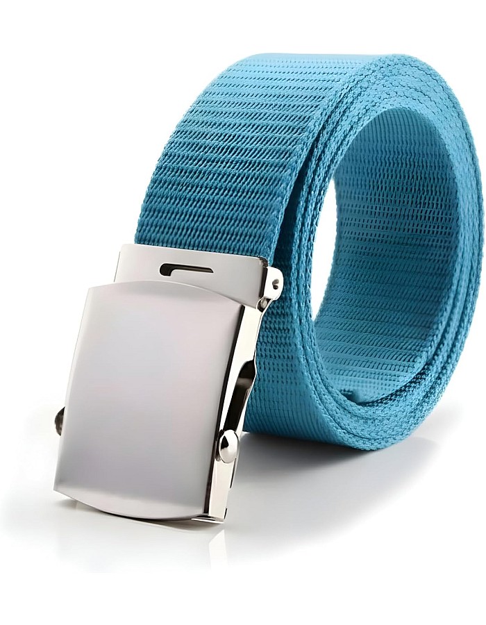 Fashion Men's Canvas Belt – Automatic Light Metal Buckle | Adjustable Casual & Formal Belt for Daily Wear, Work & Travel