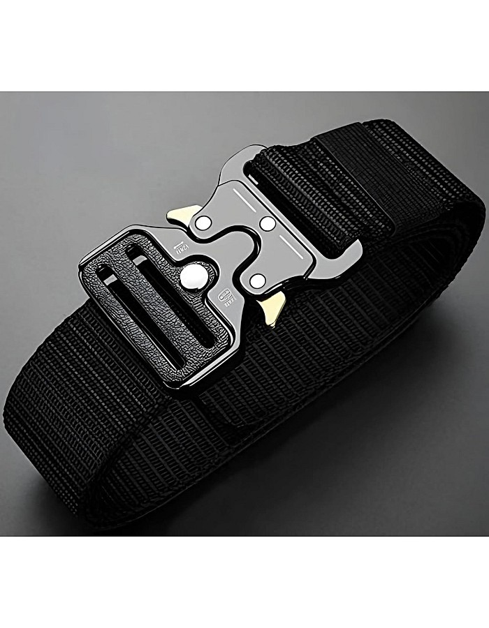 Gayish Marines Men's Nylon Belt with Strong Metal Buckle – Comfortable and Adjustable