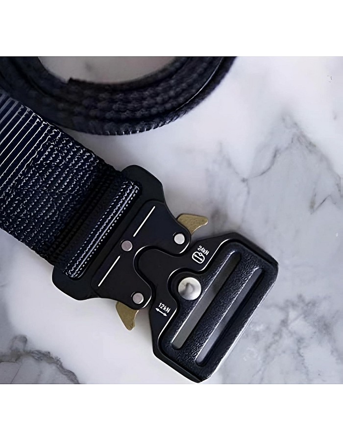 Gayish Marines Men's Nylon Belt with Strong Metal Buckle – Comfortable and Adjustable
