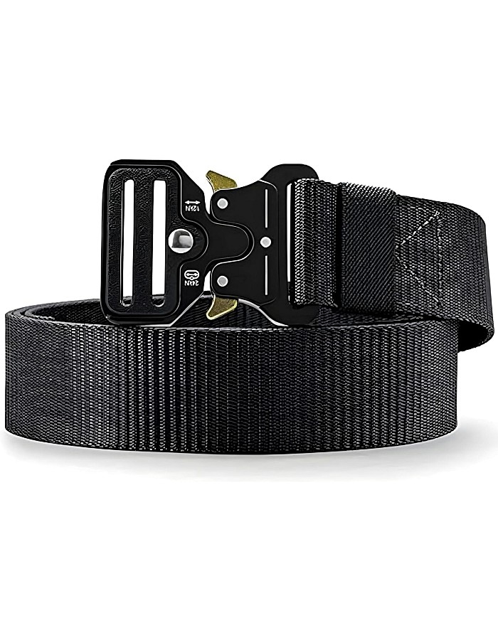Gayish Marines Men's Nylon Belt with Strong Metal Buckle – Comfortable and Adjustable