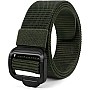 Men's Belt Gaish Durable Nylon and Black Metal Buckle