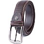 Motevia Men's Belt 100% Genuine Leather Classic Dotted Men's Belt
