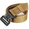 Motevia Men's Tactical Canvas Belt One Size Adjustable Eish Belt with Metal Buckle