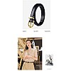 GQ Women Leather Belt for Jeans Pants Fashion Ladies Skinny Faux Leather Dress Belt(Brown)