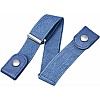 Premium Quality Invisible Pants Belt Stretchy Elastic Jeans Belt Elastic Invisible Belt For Women And Men Belt Without Buckle Waistband