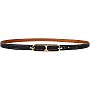 Style Harmony - Classic Women’s Leather Belt with Lustrous Alloy Buckle, Slim Fit Enhancing Waist Definition, Suitable for Denim or Dresses and Perfect for Modern Professional Fashion Looks