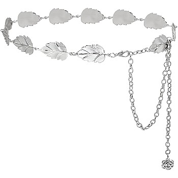 Waist Chain - Elegant multilayer adjustable metal belt for women adorned with daisy flower charms and shiny crystals, perfect for dresses, sweaters, jeans, and modern fashion styling.