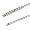 Wholesale Luxury Lady Dress Jeans Pants Skinny Wedding Thin Belts Elastic Strength Waist Belt silver Metal Chain Belt Women