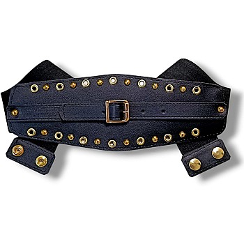Women Wide Belt - 1 Oval Buckle Buckle - Imported Elastic Elastic - Belt for Dress and Casual - Fashion 2025