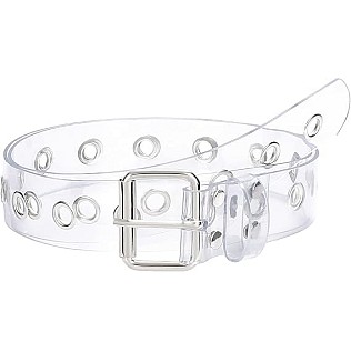 Women's Metallic Leather Belt, Stylish and Distinctive
