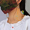 سلسلة اربطة نظارة من سي.كوان تشي متعددة الالوان، سلسلة نظارة، حبل رقبة للنظارة، رباط اي وير مضاد للانزلاق، سلك ريتينر للنظارة للنساء منا