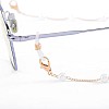 IYOU Street Shot Eyeglasses Chains Peral Gold Glasses Chain Anti-lost Eyeglass Accessories Travel Anti-lost Sunglasses Cord for Women and Girls