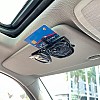 Sunglasses Holder Clip On Car Sun Visor Clip On Ticket Card Black