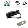 Sunglasses Holder Clip On Car Sun Visor Clip On Ticket Card Black