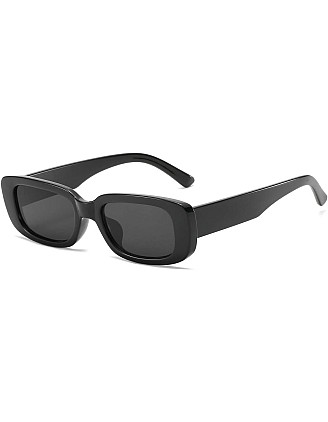 Dollger Vintage Rectangle Sunglasses Women Men UV400 Protection Fashion Square Frame Eyewear