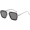 Retro Aviator Sunglasses for Men Women Sunglasses Classic Downey Iron Man Tony Stark - Lenses