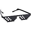 U-HOOME With It Glasses 8 bits Mosaic Pixel Sunglasses Men Women Party Eyewear Dealwithit thug life Popular Around the World, Black