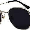 Xieifuxixxxnsmj Sunglasses for Men Square Sunglases Men Hexagon Sun glasses Mannen Women Metal Frame Fishing Glasses Gold gray Eyewear Lenses Color 5