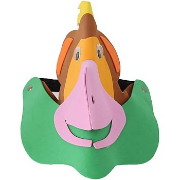 3A Foam Animal Cap Size 12x7, Multi Color 2156-148