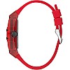 GUESS Men's Polycarbonate Quartz Watch with Silicone Strap, Red, 24 (Model: GW0203G5)