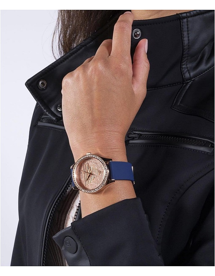 ساعة أنالوج GW0530L3 من جيس، أزرق، بسوار