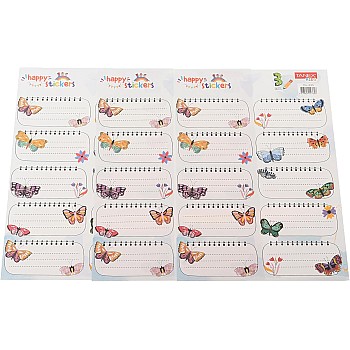 Tanex School Tickets 10 Pieces 3 Sheets Butterfly Model TSL-825