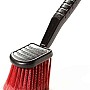 BROTHERS Car Wheel Cleaning Brush, Red, Long Handled, Soft Bristles, for Car Washing