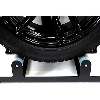 BROTHERS Wheel Washing & Detailing Stand, Car Tyre Cleaning Station with Rotating Rollers