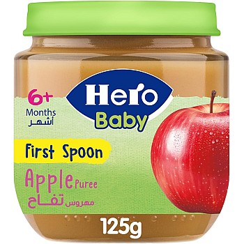 Hero Baby Apple Compote Jar, 125 gm