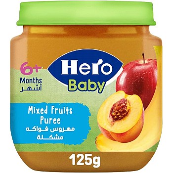 Hero Baby Mixed Fruits Jar, 125 gm