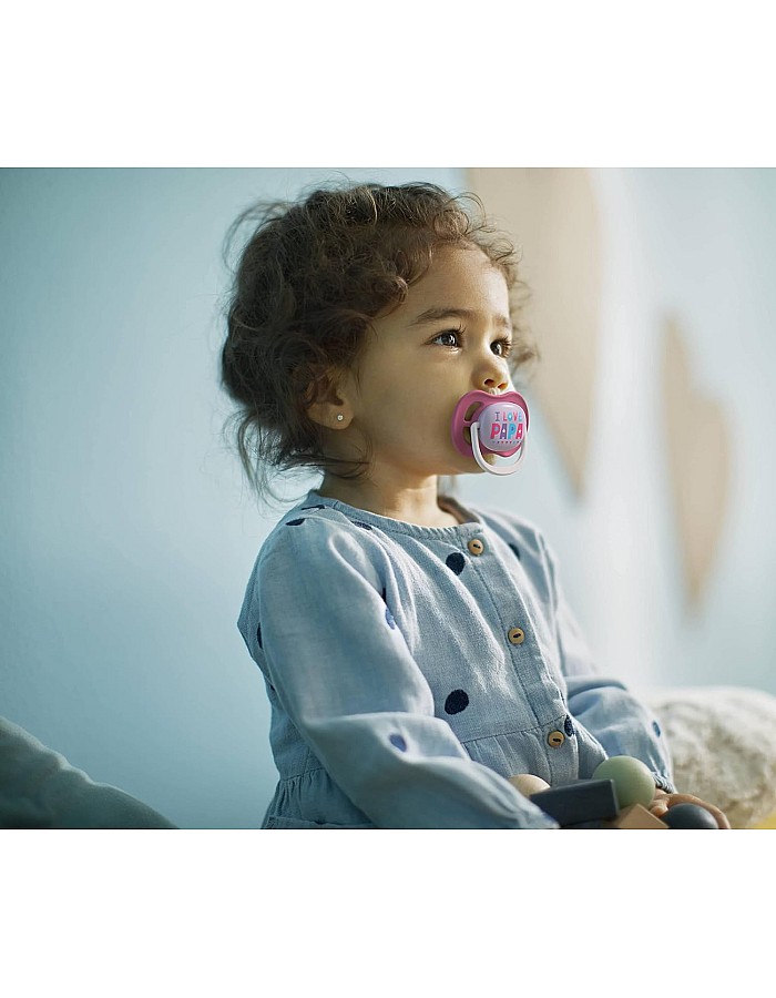 Philips Avent Ultra Air Pacifier Orthodontic & BPA, with Extra Ventilation Holes 6-18 Months Pack of 2 Pink Color with Sterlizier and Carrying Case