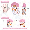 Vicloon Baby Teething Gloves, 2 Pack Gloves Teether Toys, BPA Free, Soothes Sore Gums, Stimulates Teething Gloves for 0-6 Months Baby Pink Bear