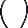 Daphne Satin Hair Band For Girls - Black