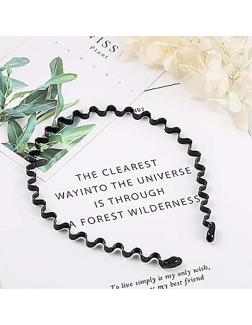 VETELLY-Black Metal Headband – Unique Design for a Stylish and Trendy Look