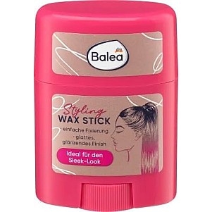 Balea Set of 3 Hair Styling: Heat Protection Balm Beat The Heat Intensive Care (125 ml) + Curls Crunch Gel Fizzy Fruits (100 ml) + Wax Styling Stick Smooth Shiny Finish for Sleek Look (25 g), 225 ml