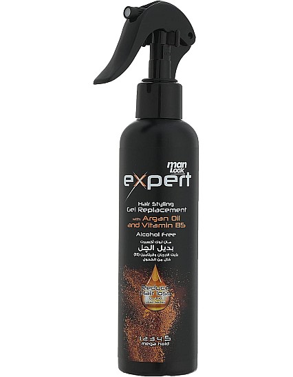 Man Look Expert Hair Styling Gel Replacement With Argan Oil and Vitamin B5 ( 180 Ml )