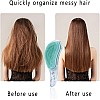 Detangling Brush for Adults & Kids Hair- Detangler Brush for Natural,Curly,Straight,Hair, Little Girl Accessories, Teenager Gifts with cute design (Pack of 1) (Random Color and Shape)