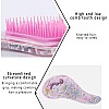 Detangling Brush for Adults & Kids Hair- Detangler Brush for Natural,Curly,Straight,Hair, Little Girl Accessories, Teenager Gifts with cute design (Pack of 1) (Random Color and Shape)
