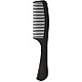 Hair Comb - a Professional Black Carbon Fibre Detangling Hair Comb, Barber Comb Hairdressing Hair Styling Comb Heat Resistant Anti-static Handgrip Comb for Long, Wet or Curly Hair Comb