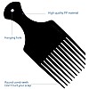 Hair Comb, Smooth Hair Pick Comb, Plastic, Wide Tooth Hair Pick Comb, Hairdressing Styling Tool for Natural Curly Hair