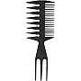 Hair Comb Styling Set Double Side Tail Combs with Afro Pick Barber Wide Tooth Comb for Men Women Beard Hairstylist Tools African American Accessories, Black,
