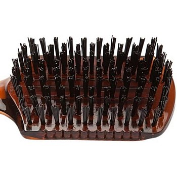 1 Pcs Care Brush, Portable Bristles Brush Hair Straightening Moustache Cleaning Styling Brush Tool Hony Clour