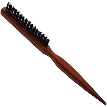 Hair Brush - For Baby Hair, Wooden Handle For Hair Styling Baby Hair, Beard Daily Hair Care, Brown